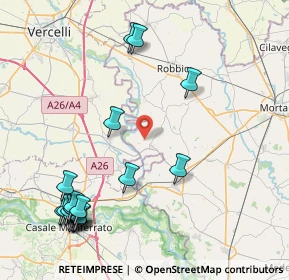 Mappa Cascina Motte, 27030 Langosco PV, Italia (10.7605)