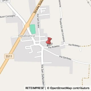 Mappa Via Roletto, 9, 10038 Verolengo, Torino (Piemonte)