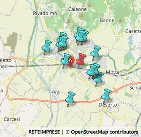 Mappa Via Canevedo, 35042 Este PD, Italia (1.34706)