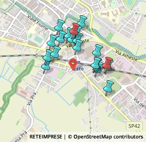 Mappa Via Canevedo, 35042 Este PD, Italia (0.373)