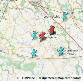 Mappa Via Santa Maria, 27019 Villanterio PV, Italia (4.57364)