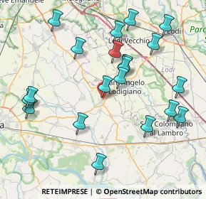 Mappa Via Santa Maria, 27019 Villanterio PV, Italia (8.7555)