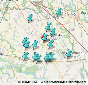 Mappa Via Santa Maria, 27019 Villanterio PV, Italia (6.62813)