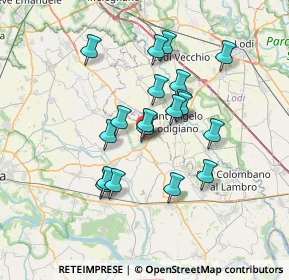 Mappa Via Santa Maria, 27019 Villanterio PV, Italia (5.88316)