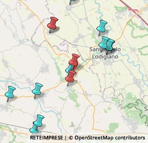Mappa Via Santa Maria, 27019 Villanterio PV, Italia (4.54571)