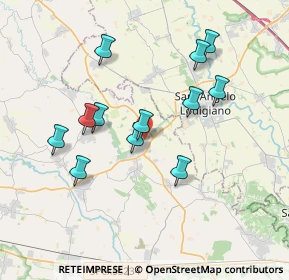 Mappa Via Santa Maria, 27019 Villanterio PV, Italia (3.44333)