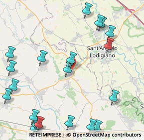 Mappa Via Santa Maria, 27019 Villanterio PV, Italia (5.852)