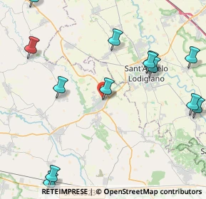 Mappa Via Santa Maria, 27019 Villanterio PV, Italia (5.72429)