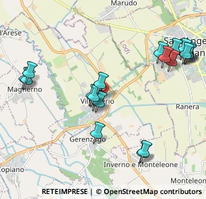 Mappa Via Santa Maria, 27019 Villanterio PV, Italia (2.31)