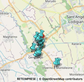 Mappa Via Santa Maria, 27019 Villanterio PV, Italia (1.0925)