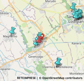 Mappa Via Santa Maria, 27019 Villanterio PV, Italia (2.734)