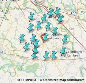 Mappa 27019 Villanterio PV, Italia (6.49)