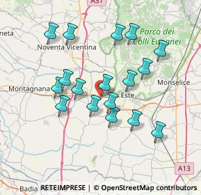 Mappa Negozio in, 35045 Ospedaletto Euganeo PD, Italia (6.68059)