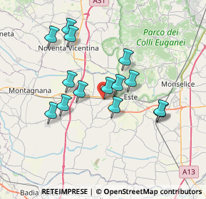 Mappa Negozio in, 35045 Ospedaletto Euganeo PD, Italia (6.36929)