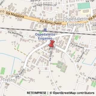 Mappa Via Filippi, 1, 35045 Ospedaletto Euganeo, Padova (Veneto)