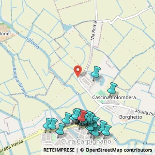 Mappa Via Umberto I', 27010 Cura Carpignano PV, Italia (0.72963)