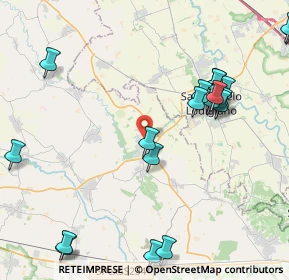 Mappa Via San Giorgio, 27019 Villanterio PV, Italia (5.1305)