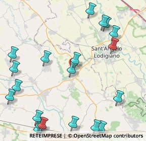 Mappa Via San Giorgio, 27019 Villanterio PV, Italia (5.7975)