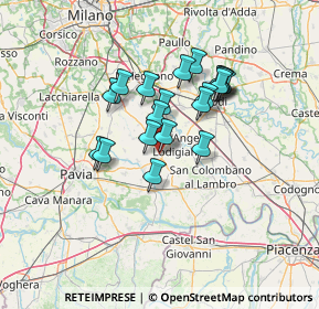 Mappa Via San Giorgio, 27019 Villanterio PV, Italia (10.6915)