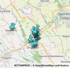 Mappa Via San Giorgio, 27019 Villanterio PV, Italia (0.9675)