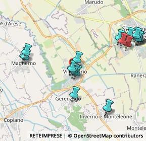 Mappa Via San Giorgio, 27019 Villanterio PV, Italia (2.3705)