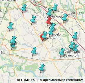 Mappa Via San Giorgio, 27019 Villanterio PV, Italia (8.779)