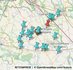 Mappa Via San Giorgio, 27019 Villanterio PV, Italia (6.17)