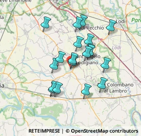 Mappa Via San Giorgio, 27019 Villanterio PV, Italia (5.90263)