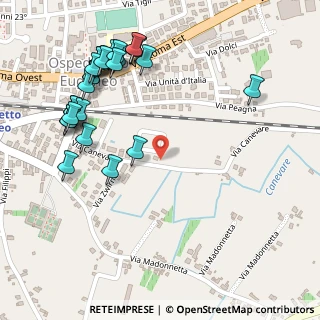 Mappa Via Canevare, 35045 Ospedaletto Euganeo PD, Italia (0.28889)
