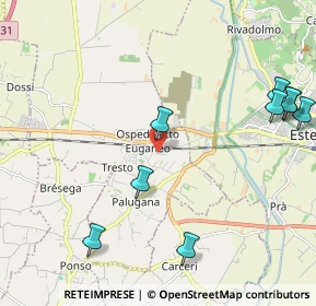 Mappa Via Canevare, 35045 Ospedaletto Euganeo PD, Italia (3.0625)