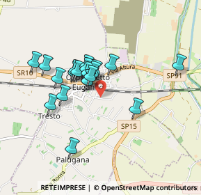 Mappa Via Canevare, 35045 Ospedaletto Euganeo PD, Italia (0.72)