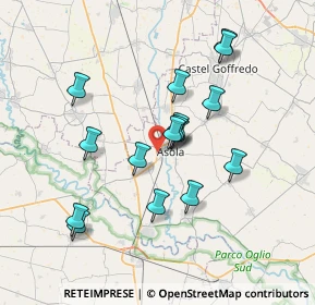 Mappa Via Liguria, 46041 Asola MN, Italia (6.47063)