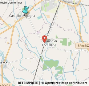 Mappa 27020 Olevano di Lomellina PV, Italia (4.63636)