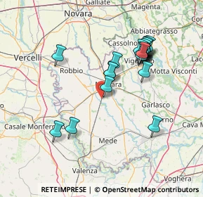 Mappa 27020 Olevano di Lomellina PV, Italia (14.0535)