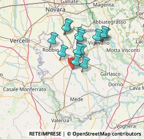 Mappa 27020 Olevano di Lomellina PV, Italia (10.52923)