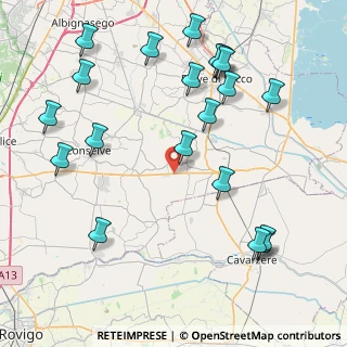 Mappa Via Mare, 35020 Candiana PD, Italia (9.988)