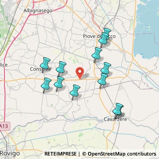 Mappa Via Mare, 35020 Candiana PD, Italia (7.24)