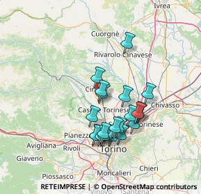 Mappa Via Campo Sportivo, 10077 San Maurizio Canavese TO, Italia (12.291)