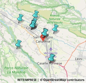 Mappa Via Campo Sportivo, 10077 San Maurizio Canavese TO, Italia (3.03714)