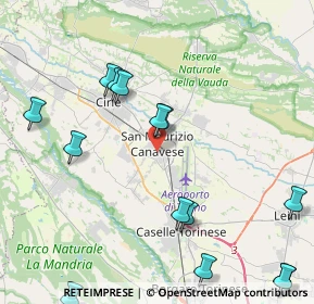 Mappa Via Campo Sportivo, 10077 San Maurizio Canavese TO, Italia (5.22571)