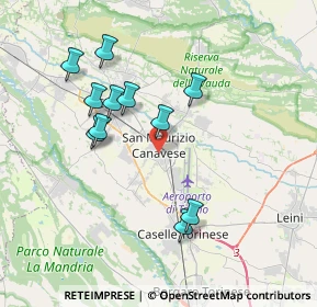 Mappa Via Campo Sportivo, 10077 San Maurizio Canavese TO, Italia (3.50545)