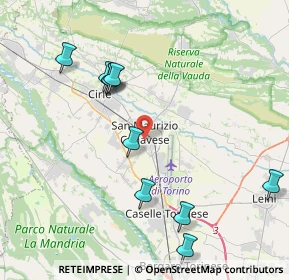 Mappa Via Campo Sportivo, 10077 San Maurizio Canavese TO, Italia (4.79273)