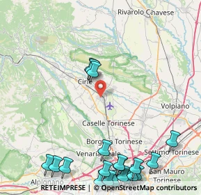 Mappa Via Campo Sportivo, 10077 San Maurizio Canavese TO, Italia (12.2245)