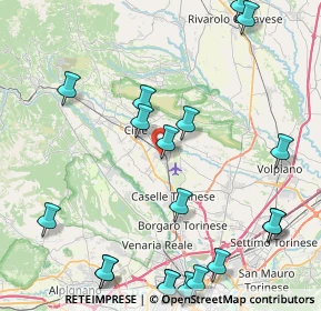 Mappa Via Campo Sportivo, 10077 San Maurizio Canavese TO, Italia (11.1765)