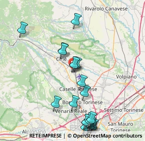 Mappa Via Campo Sportivo, 10077 San Maurizio Canavese TO, Italia (9.0775)