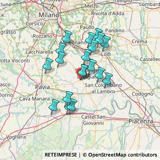 Mappa Via Aldo Moro, 27019 Villanterio PV, Italia (11.74526)
