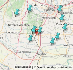 Mappa Via della Ferrovia, 35043 Monselice PD, Italia (15.30091)