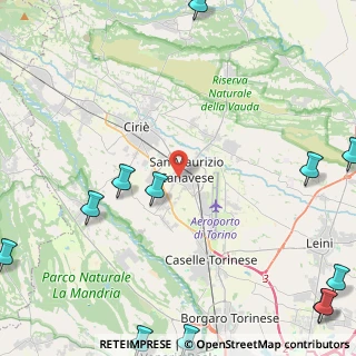 Mappa Via XXV Aprile, 10077 San Maurizio Canavese TO, Italia (7.60786)