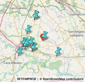 Mappa Via Pertini, 27010 Cura Carpignano PV, Italia (6.65571)