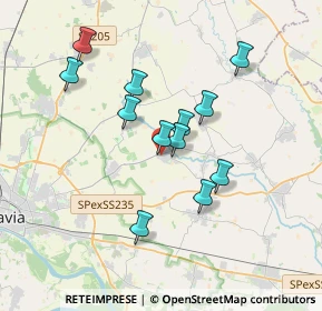 Mappa Via Pertini, 27010 Cura Carpignano PV, Italia (3.09167)